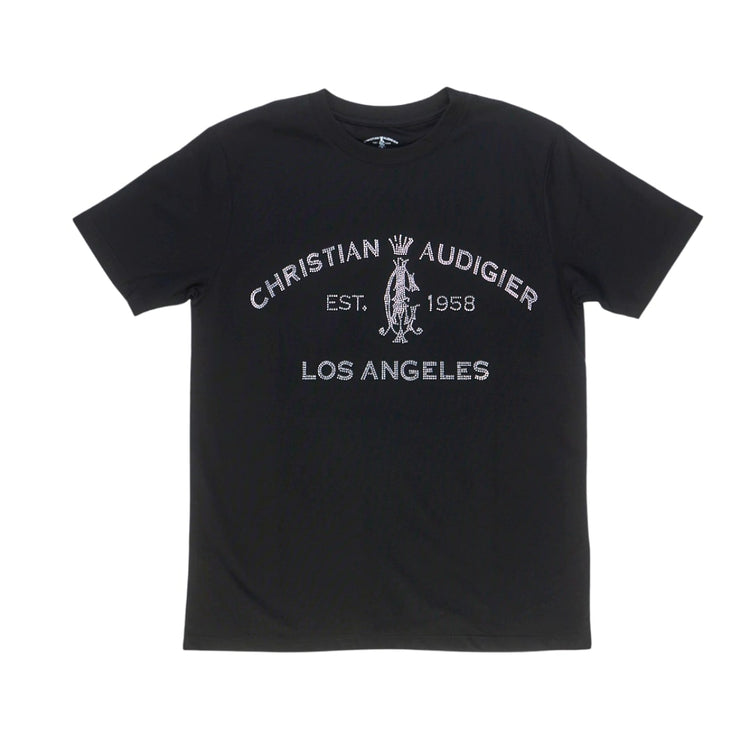 Black Los Angeles Bling Tee by Christian Audigier