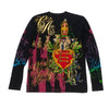 Black Heart and Dagger Long Sleeve Tee by Christian Audigier