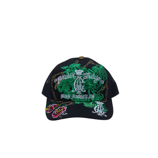 Roses & Panther Trucker Hat