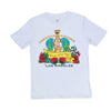 White Never Give Up Tee by Christian Audigier