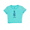 Blue Tiger Baby Tee by Christian Audigier