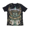 Black Crown and Wings Tee by Christian Audigier