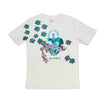 White Heart and Roses Bling Tee by Christian Audigier