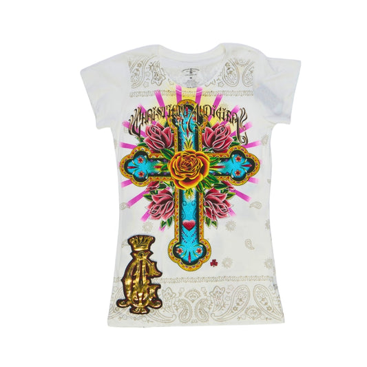 Cross & Rose Tee