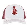 White and red CA Legacy Snapback Hat by Christian Audigier
