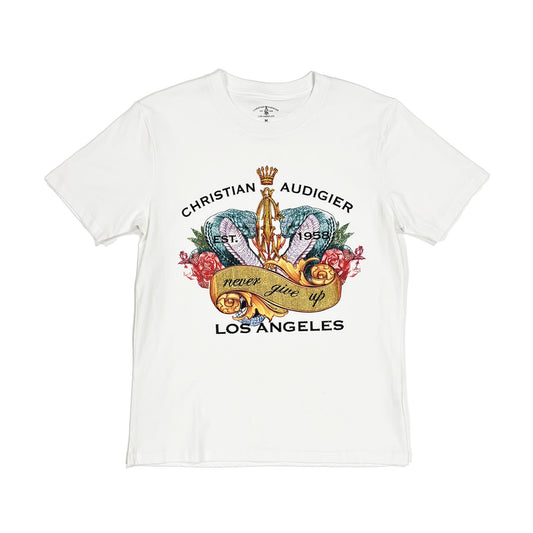 Ultra Bling Never Give Up Tee