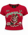 NY LA Rose Tee