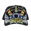 Skull and Wings Trucker Hat by Christian Audigier